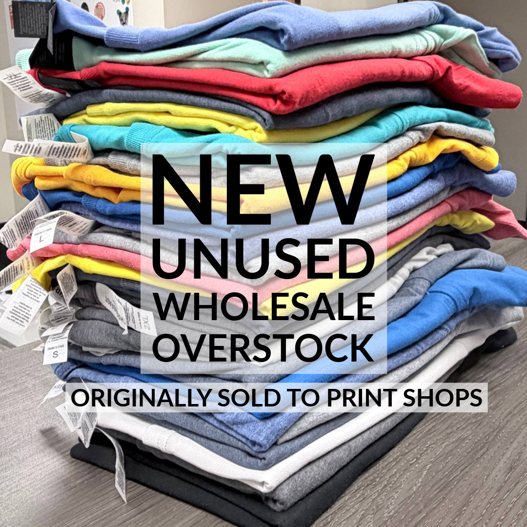 24 Blank T-Shirts Wholesale Bulk $2.29 Each Print Ready HTV DTF