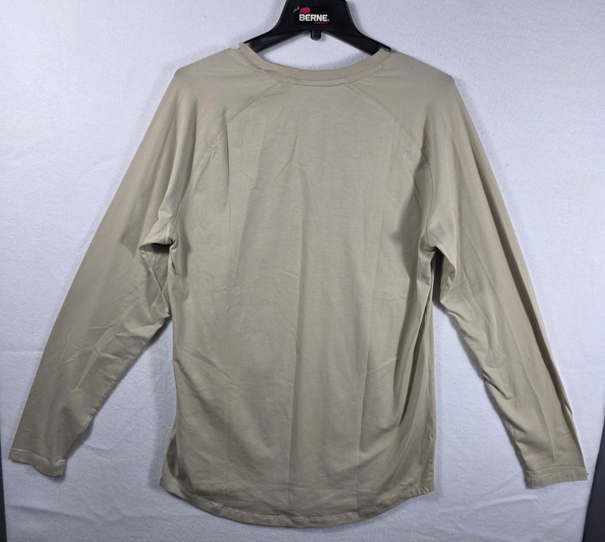 Kenneth Cole Active Tech Long Sleeve Tee Men’s Medium Beige