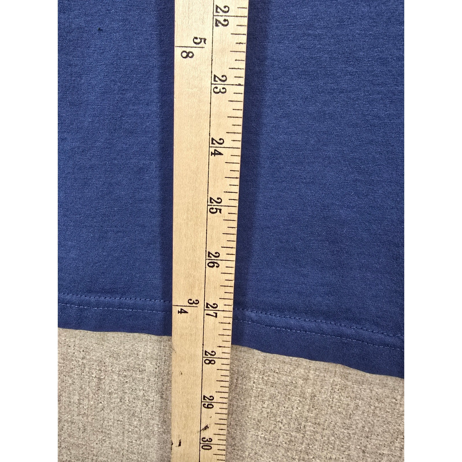 Scales Gear Mens 2XLNavy Blue Graphic Short Sleeve TShirt Cotton Spandex Stretch