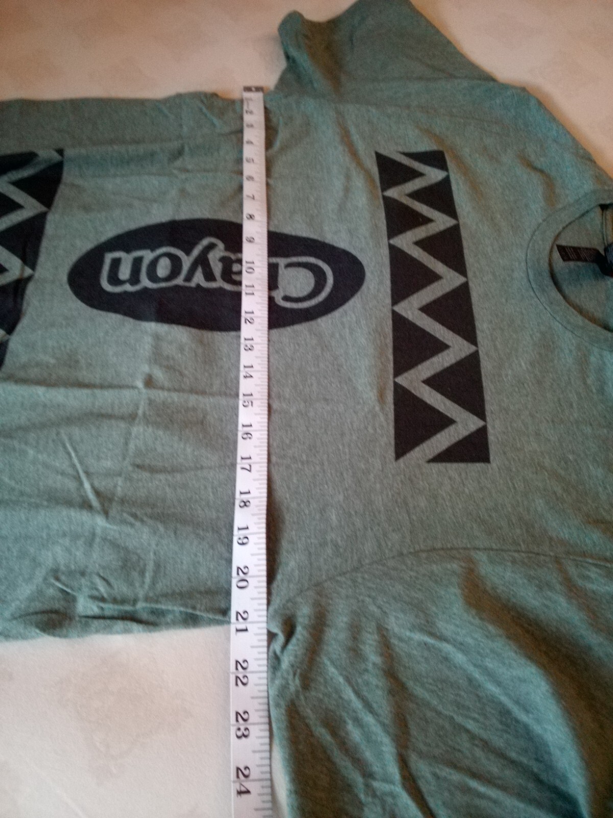 CRAYON “from a crayon box” Olive Green Heather Tee T- Shirt Unisex Size Large