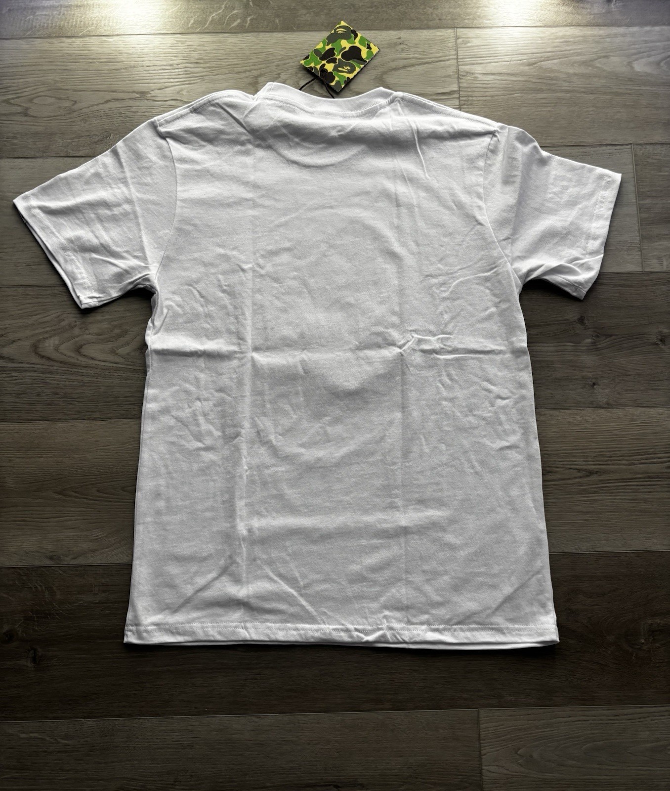 A Bathing Ape BAPE Ape Head Logo Graphic Tee White Men’s L