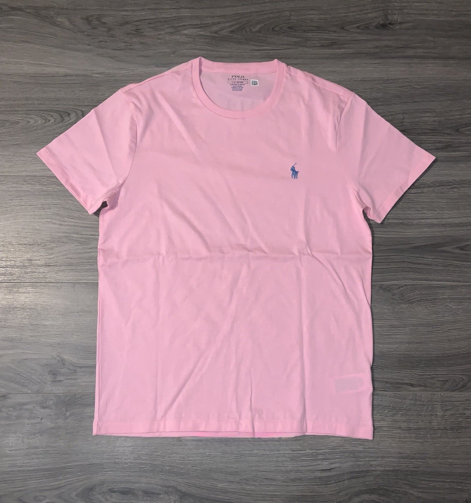 Polo Ralph Lauren T Shirt Custom Slim Fit Short Sleeve Pink Men’s Size XXL
