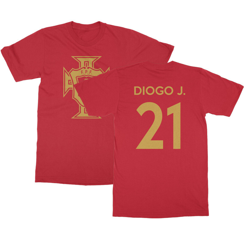 Diogo 21 Jersey Style – Portugal Soccer Cup Fan Unisex T-Shirt