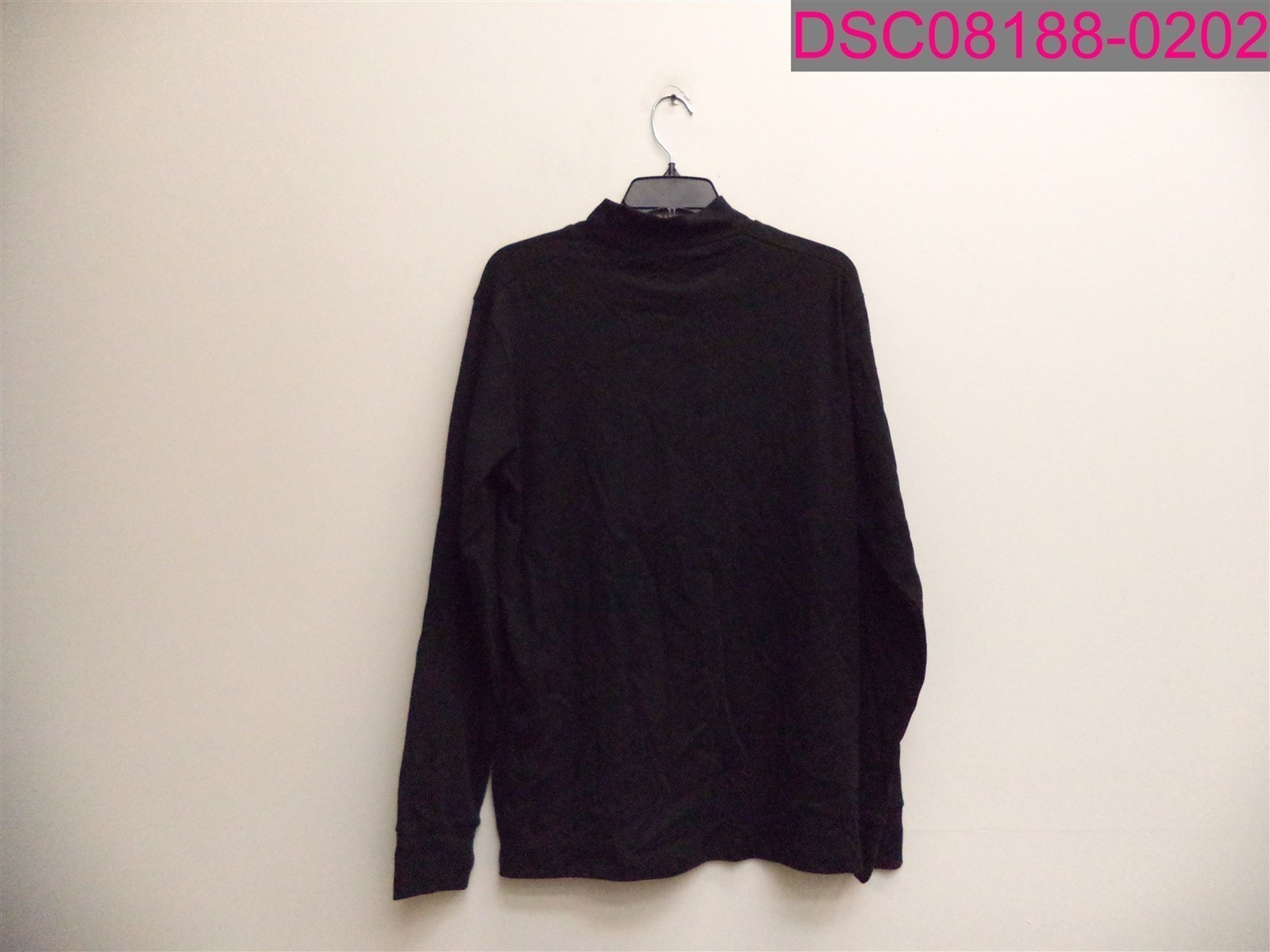 Another Influence High Neck Long Sleeve Shirt Top Black Men’s Medium MTO2486