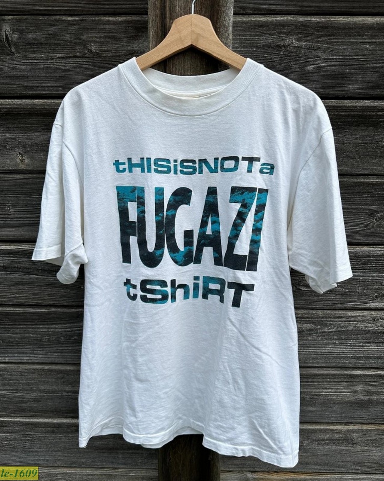 90s Fugazi This is not a Fugazi White Unisex T-shirt Size S-5XL