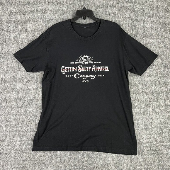 Gettin Salty Firefighter NYC Croker Fire Chief First Responder Shirt Mens M