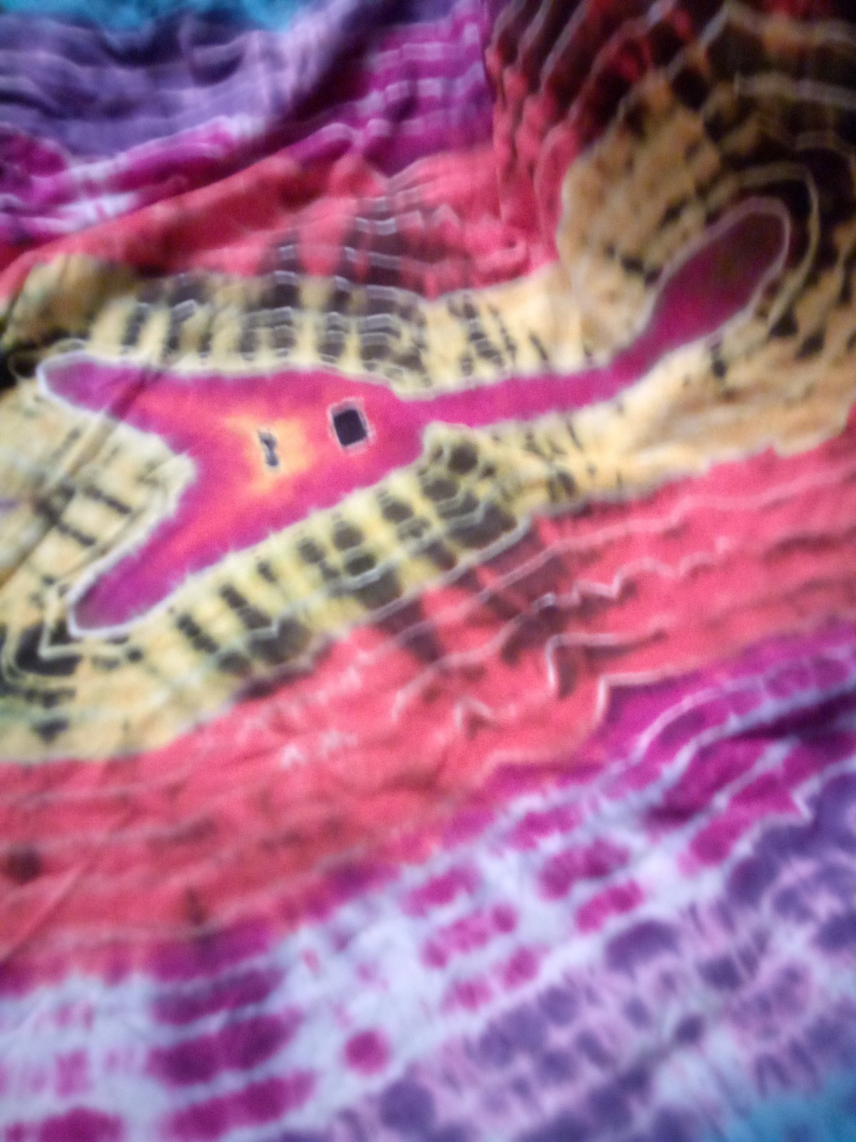 Flying V Guitar Tye-Dye T-shirt