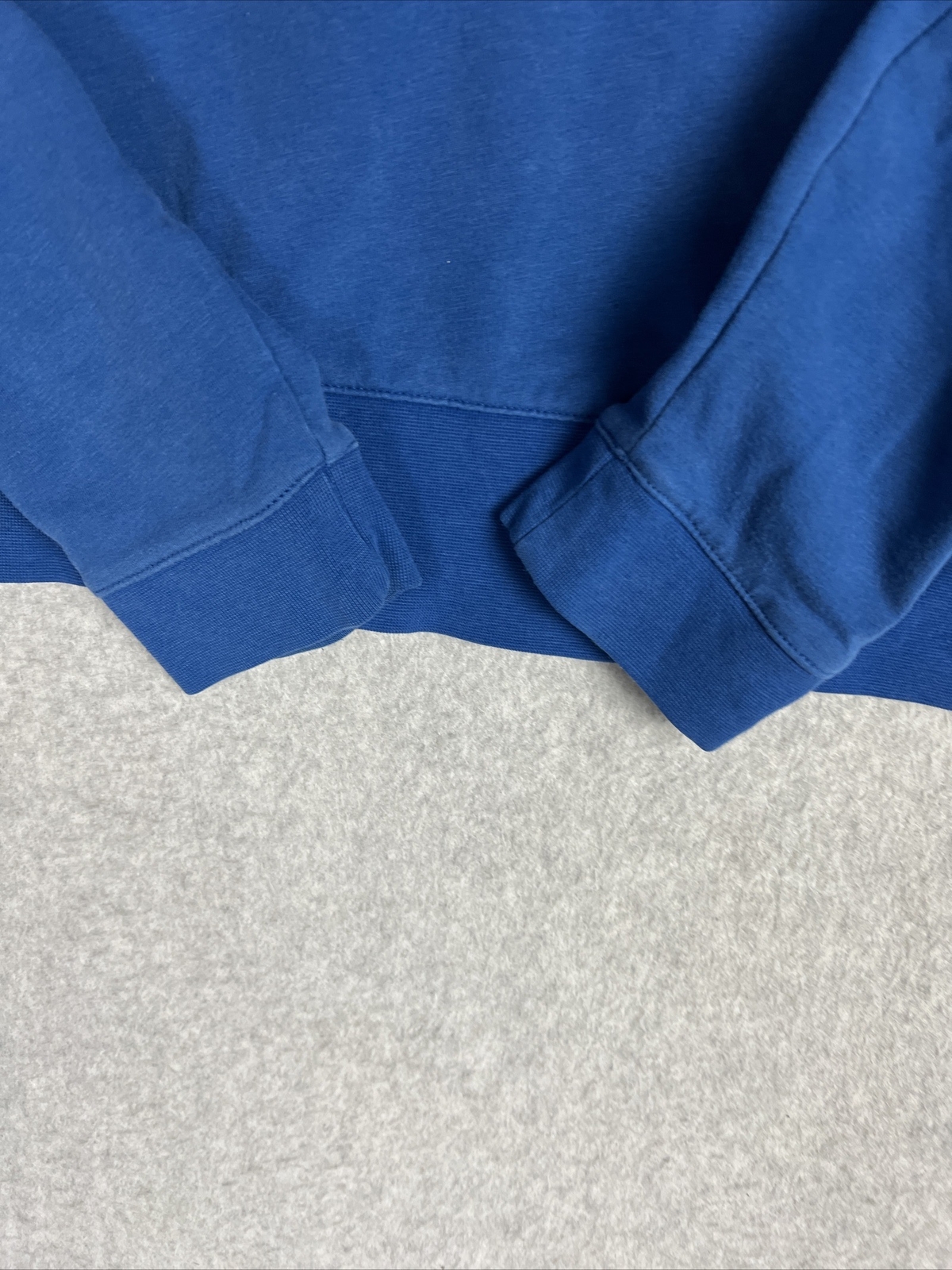 Adidas Climate Shirt Blue Long Sleeve Logo Crew Neck Medium 12/14 Youth