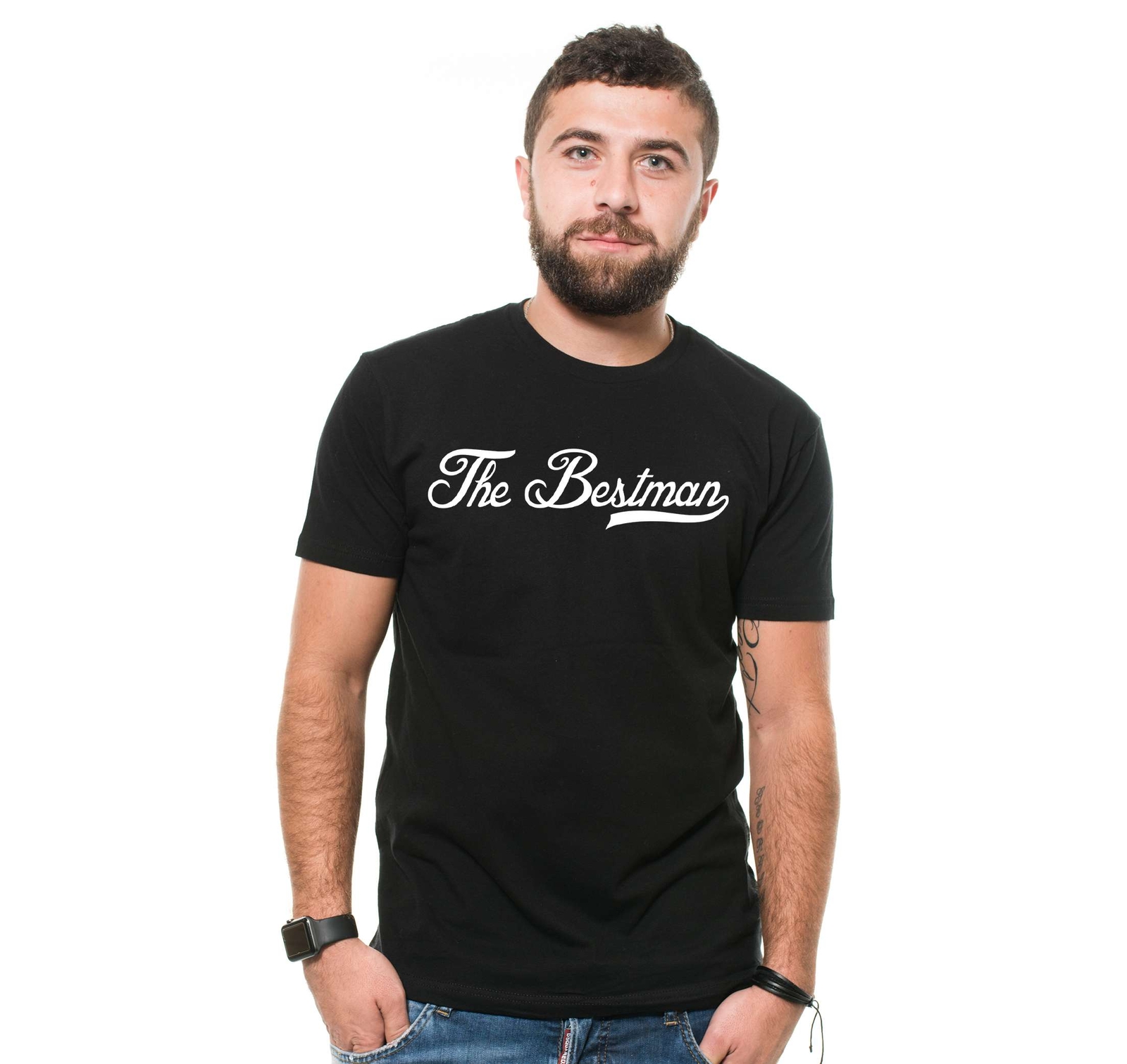 Mens The Bestman T-shirt Wedding Shirts Bachelor Party Shirt Best Man Shirt