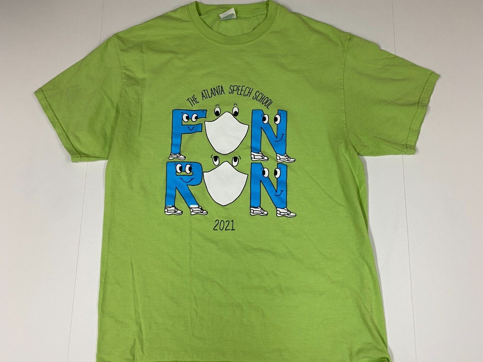 Atlanta School Mens Shirt L Green The atlanta speech school