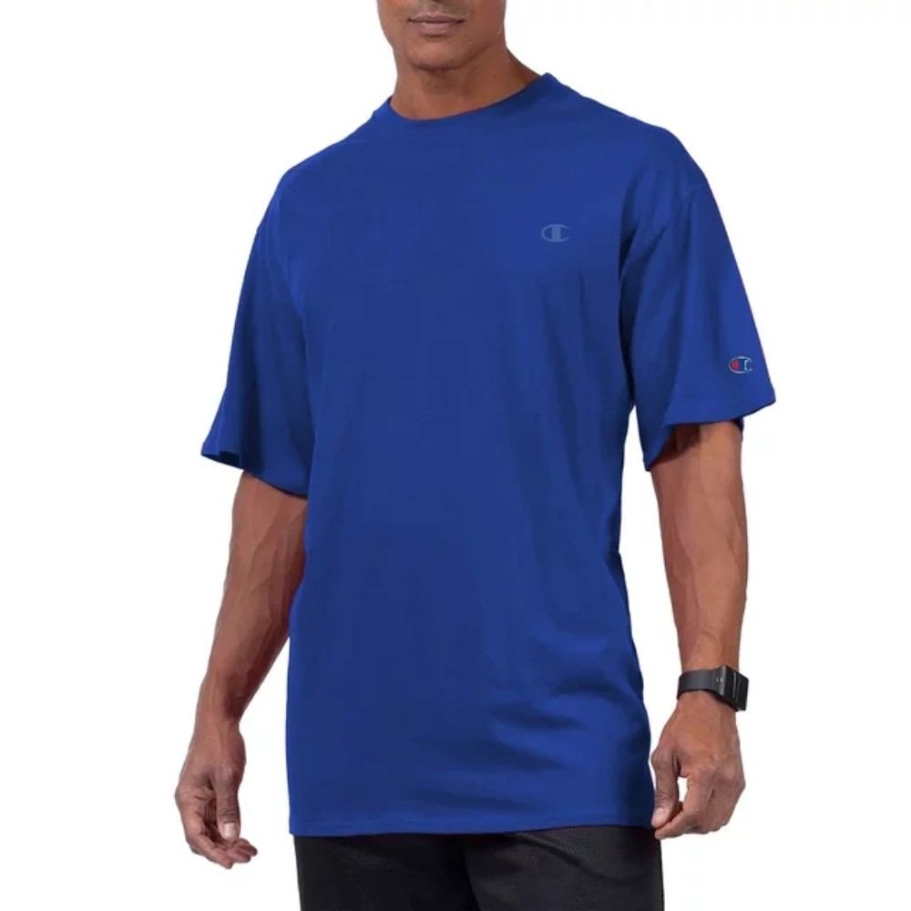 Champion Big & Tall Men’s Classic Jersey Tee Shirt, Sizes LT – 6XL, Color Option