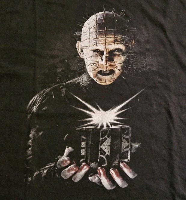 Hellraiser 3 Hell On Earth Pinhead Horror Movie Promo T-Shirt Size XL