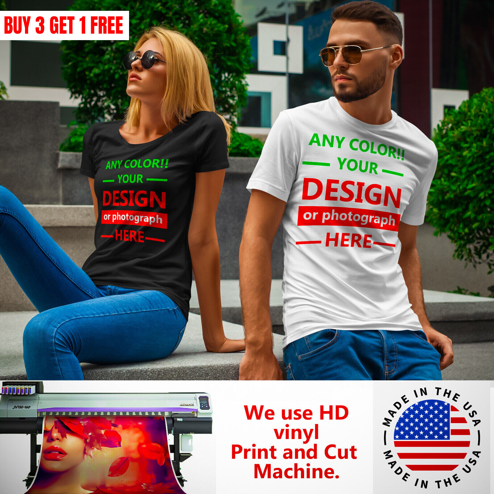 Personalized Custom Print Your Logo Photo On T Shirt As Photo Custom Made Shirt
