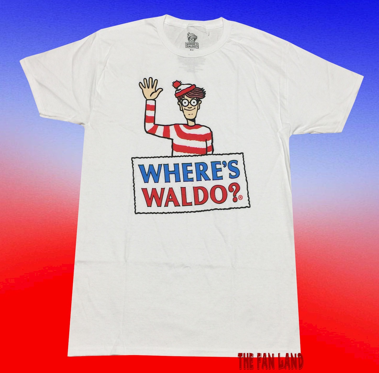 New Where’s Waldo 1987 Mens Retro Vintage T-Shirt