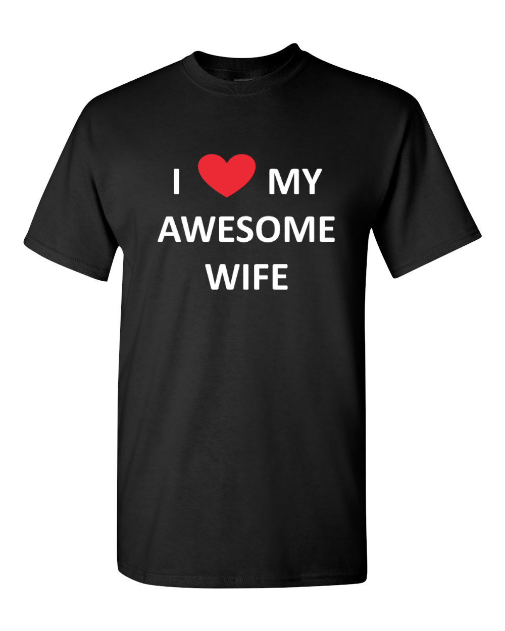 I Love My Awesome Wife Shirt – Funny Men’s Gift, Husband Anniversary Tee