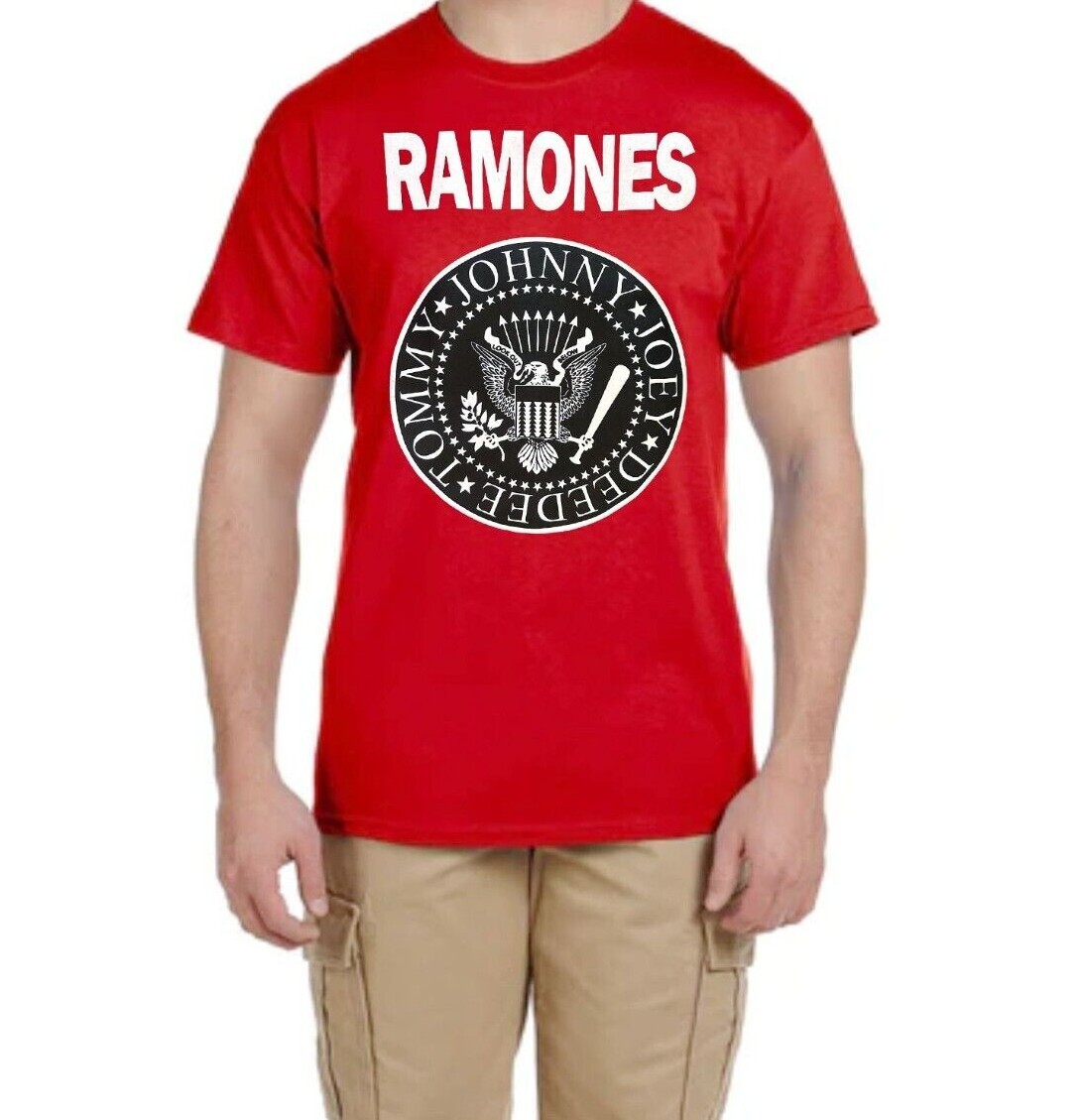 RAMONES PUNK ROCK Black T Shirt
