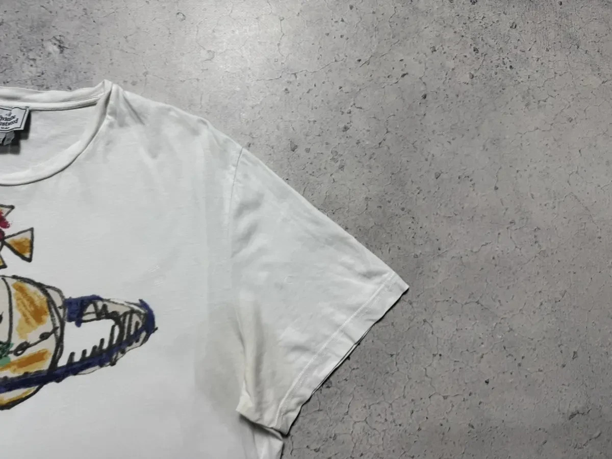 Vivienne Westwood Luxury T-Shirt Big Logo White