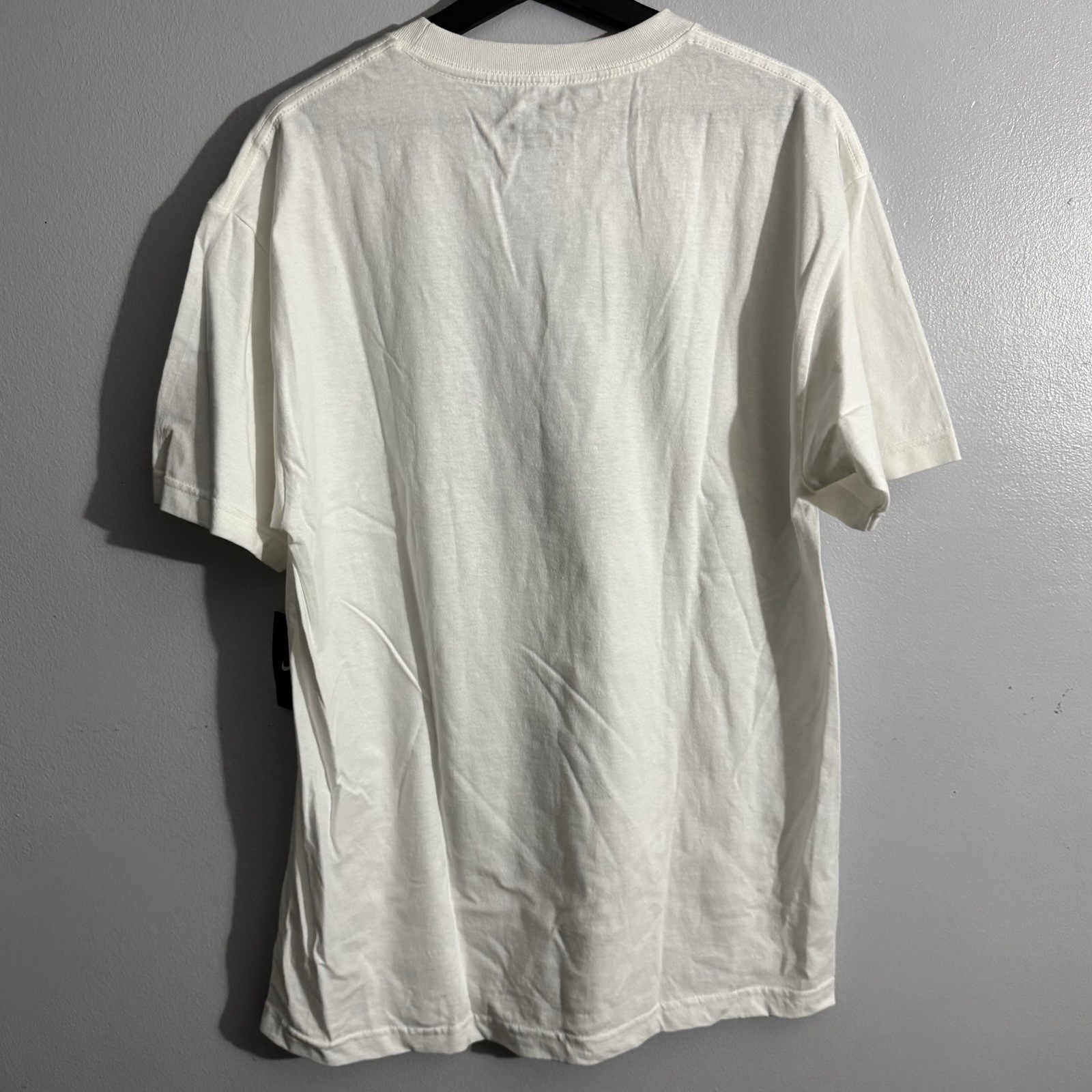 Nike Sportswear Men’s L White 72 Green Cotton Loose Fit Graphic T-Shirt