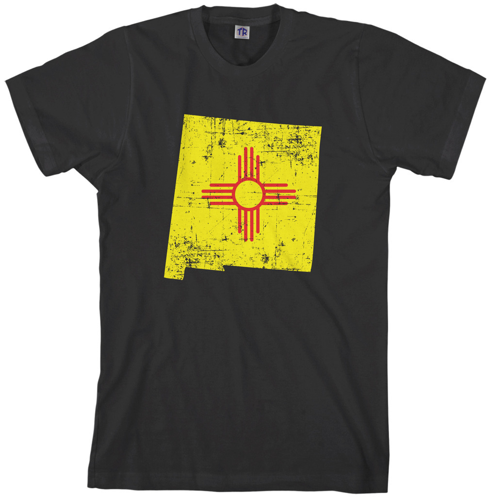 Threadrock Men’s New Mexico State Flag T-Shirt Albuquerque