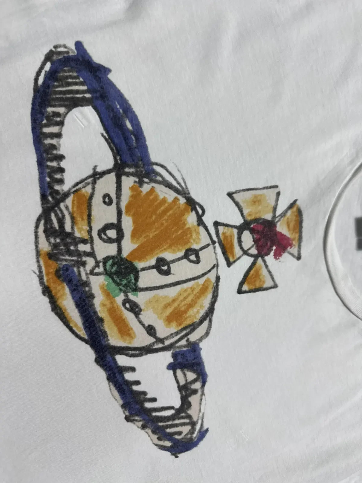 Vivienne Westwood Luxury T-Shirt Big Logo White