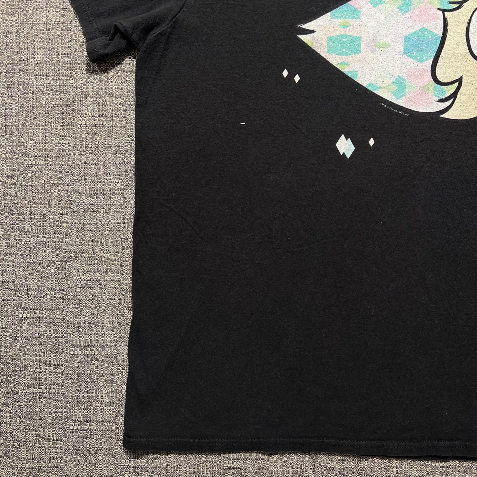 Cartoon Network Steven Universe Pearl Graphic T Shirt Mens XL Black Delta Soft