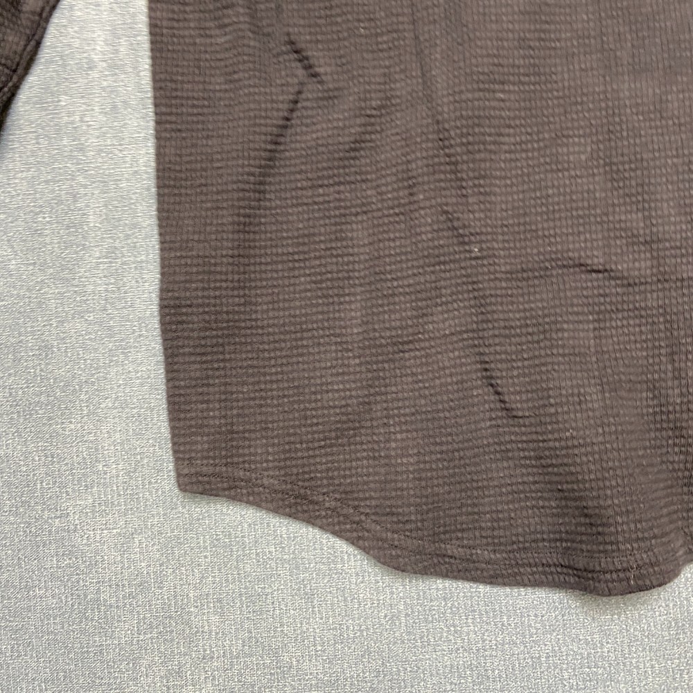 Hollister Must Have Collection French Terry Shirt Mens Medium Black Round Hem