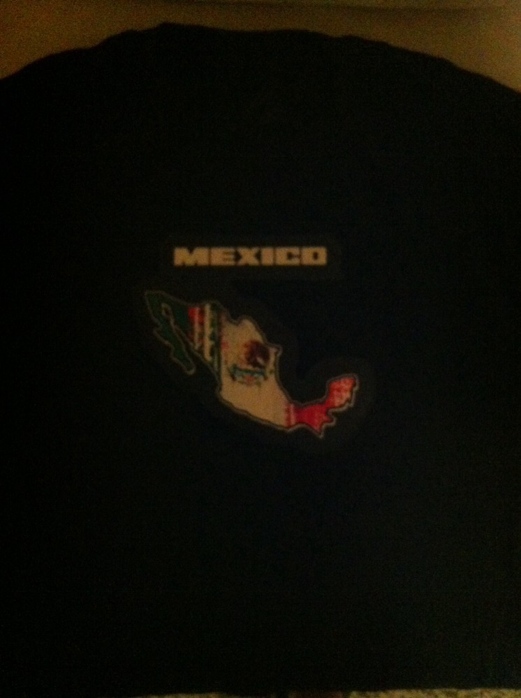 Mexico Flag Sound Activated Lights Up LED Light EL T-Shirt S/L/L/XL/XXL