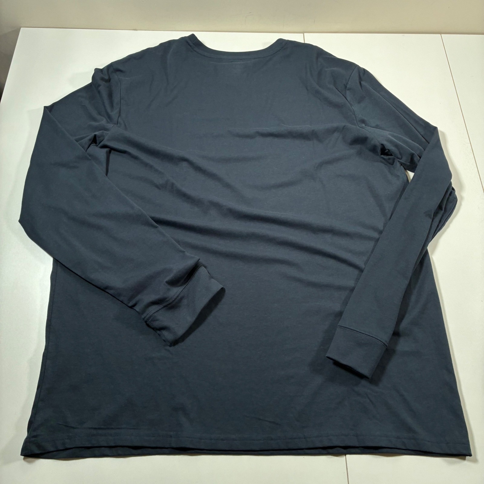 NEW Sonoma Long Sleeve Tee Mens 3XLT Tall Blue Supersoft Crewneck Cotton Blend