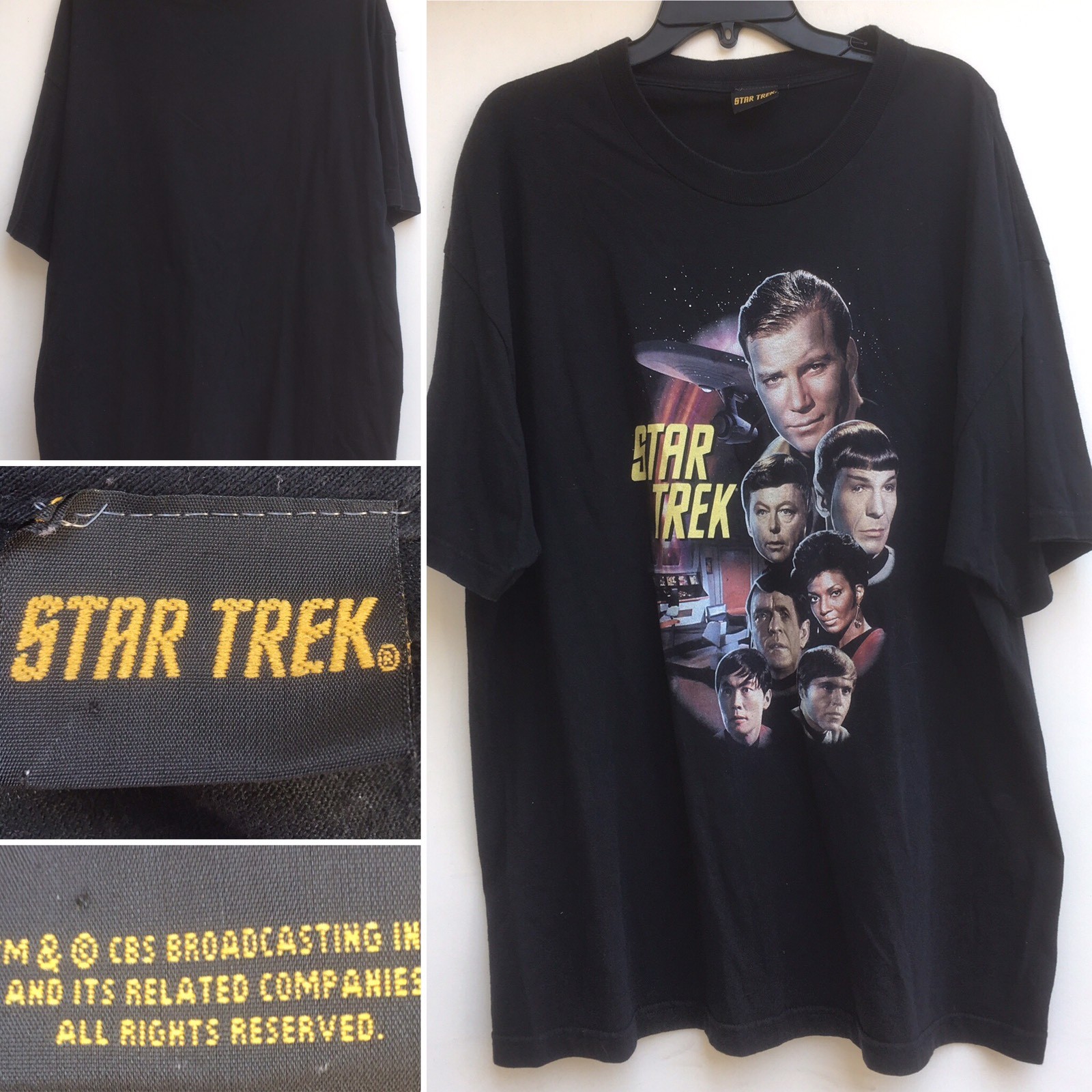 Star Trek T-Shirt STAR TREK Label TM & c CBS Broadcasting Inc Star Trek Brand