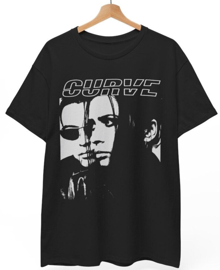 Curve t-shirt shoegaze,Unisex tee