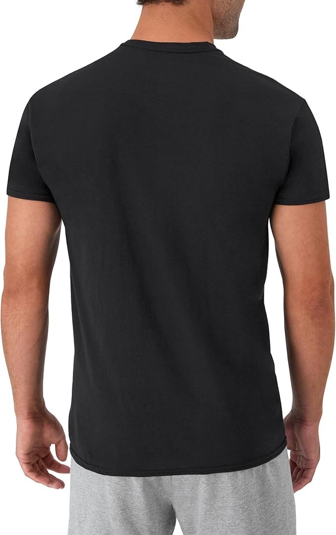 Hanes T-Shirt 6-Pack Men’s ComfortSoft TAGLESS Crewneck Short Sleeve Tee Value
