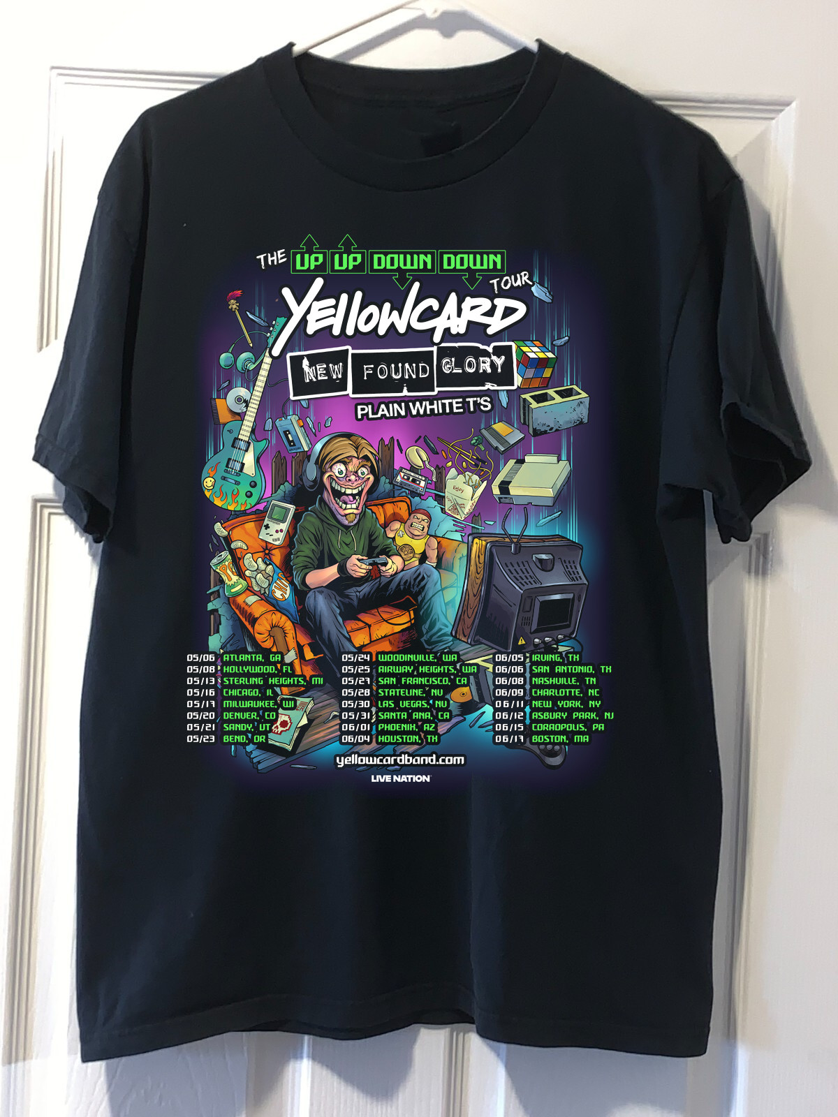 Yellowcard 2026 Up Up Down Down Tour T-shirt Classic Gift