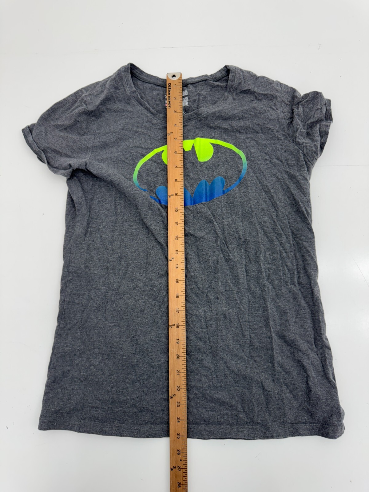 Under Armour Grey Batman Graphic Semi Fitted Short Sleeve Tee Mens Size L