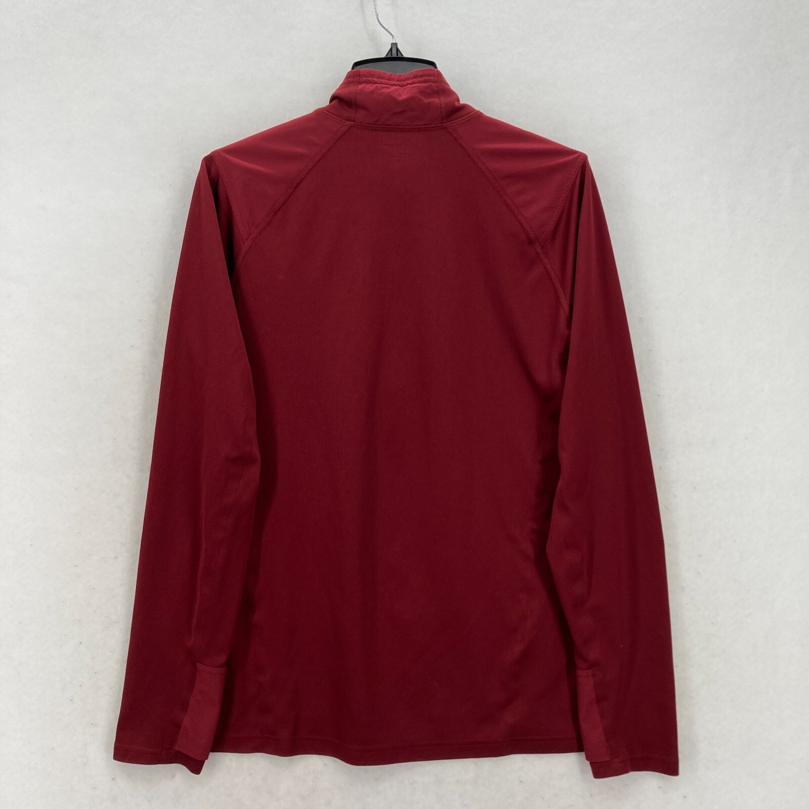 REI Screeline Half-Zip Long-Sleeve T-Shirt Mens Large Red Outdoors Hiking Travel