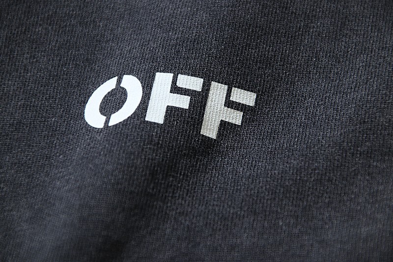 Off White T-Shirt Black / White S-M-L-XL