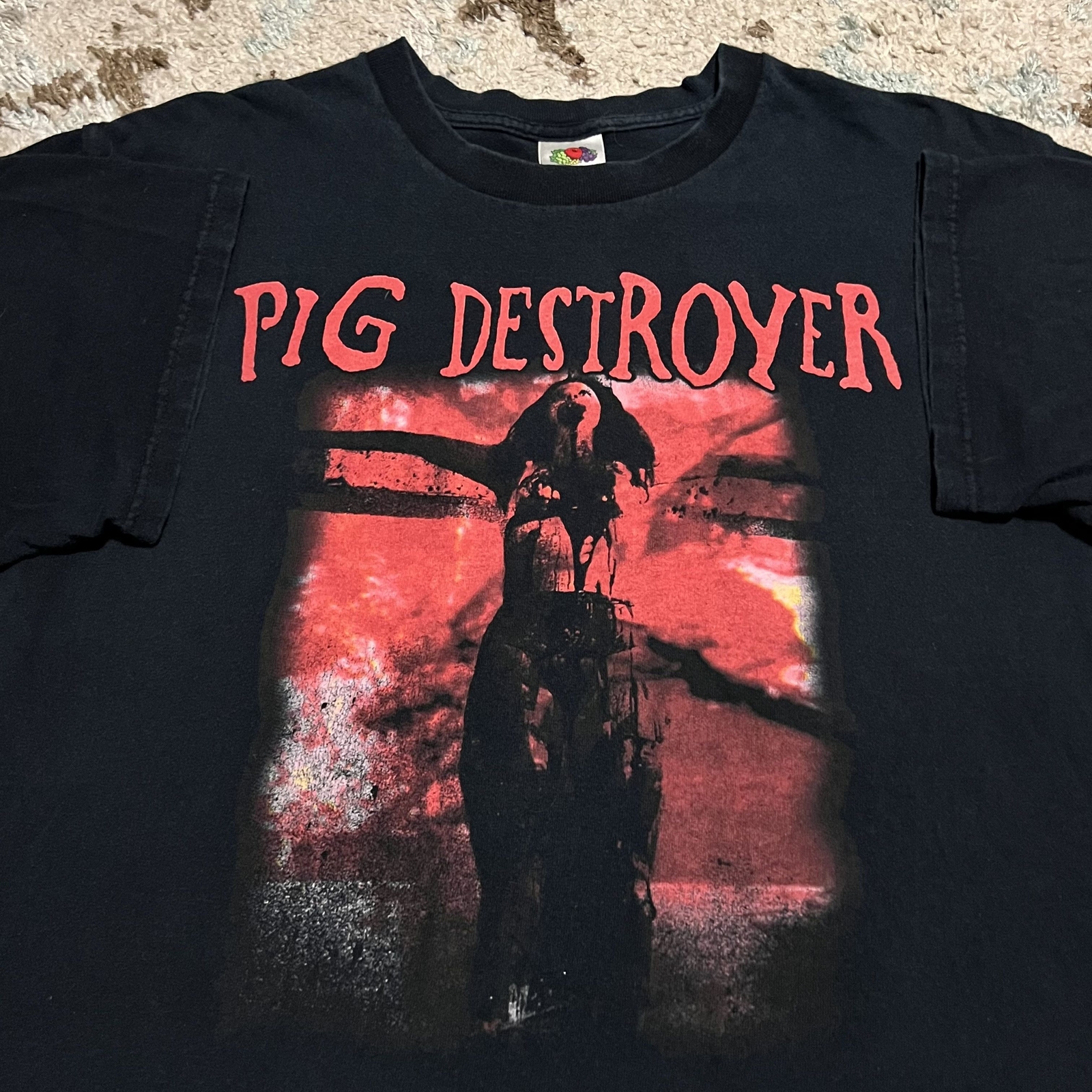 Reprint Pig Destroyer Stab Me Again Basic black T shirt Classic style NH20535