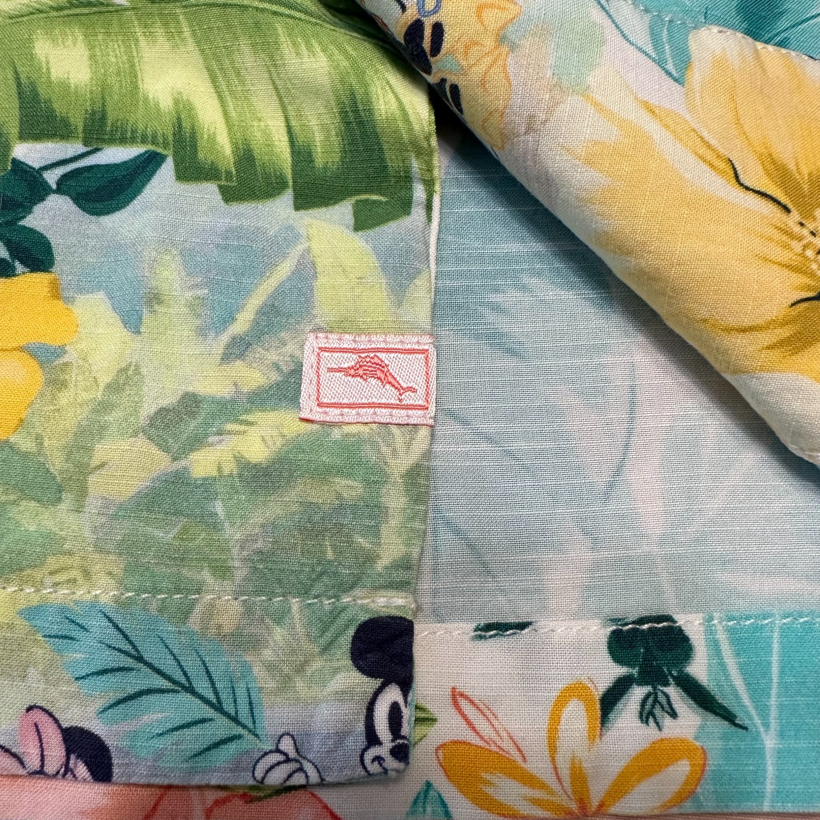 Disney X Tommy Bahama Poolside Party Camp Shirt Men’s 3XLT Beach Floral Coconut