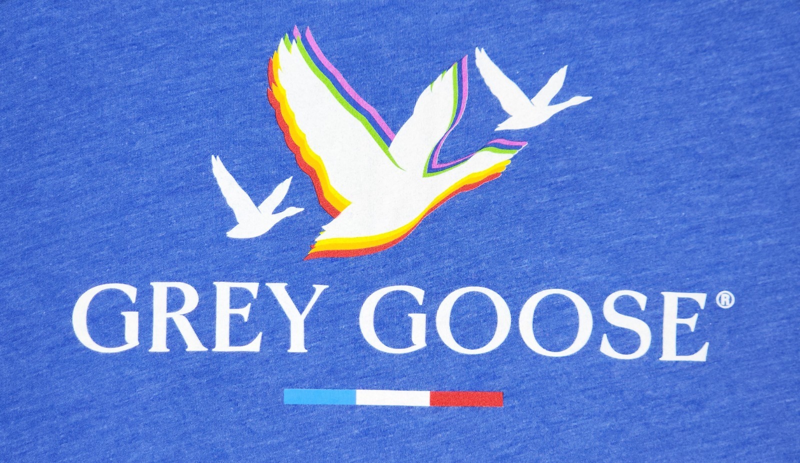 Grey Goose Vodka Men Blue Sleeveles Branded Tank Top Graphic Print Logo French M