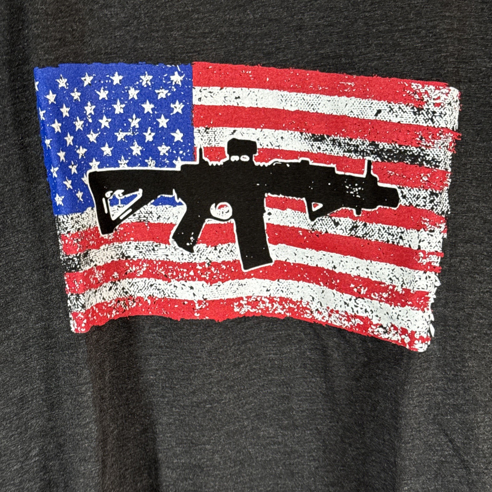 Black Rifle Coffee T-Shirt SBR Flag Logo Mens Size 3XL New Military Patriot USA
