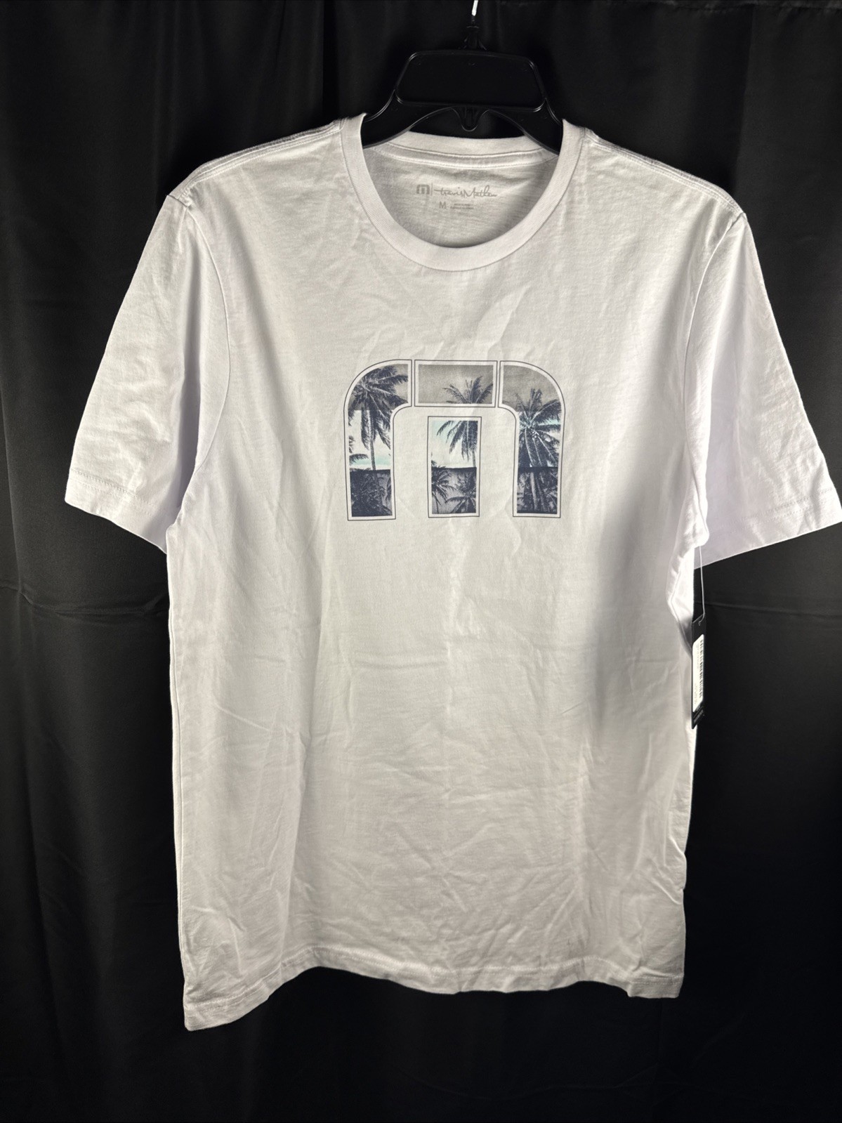 Travis Mathew Golf Men’s Short Sleeve White Medium T-Shirt Training SportsActive