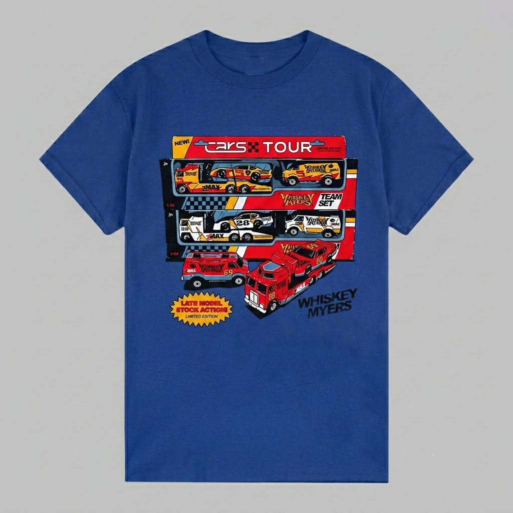 Cars Tour x Whiskey Myer$ T-Shirt Unisex All Sizes Gift For Fans CB1971