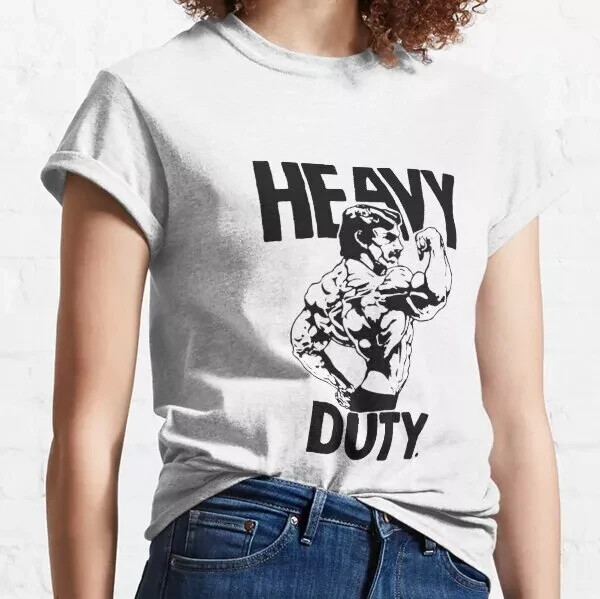 Mike Mentzer Heavy Duty Logo Classic T-Shirt Grey Sport