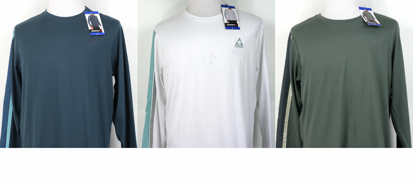 Gerry T-Shirt UPF 40+UV Protection Long Sleeve Crew Neck S,M,L,XL,2XL
