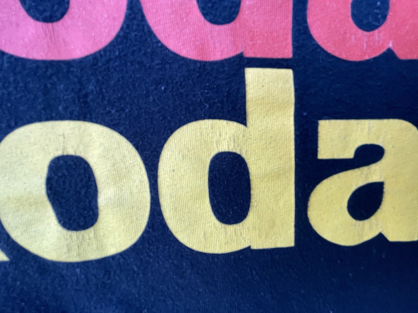Kodak Shirt Mens M Black Short Sleeve Rainbow Logo Stacked Graphic
