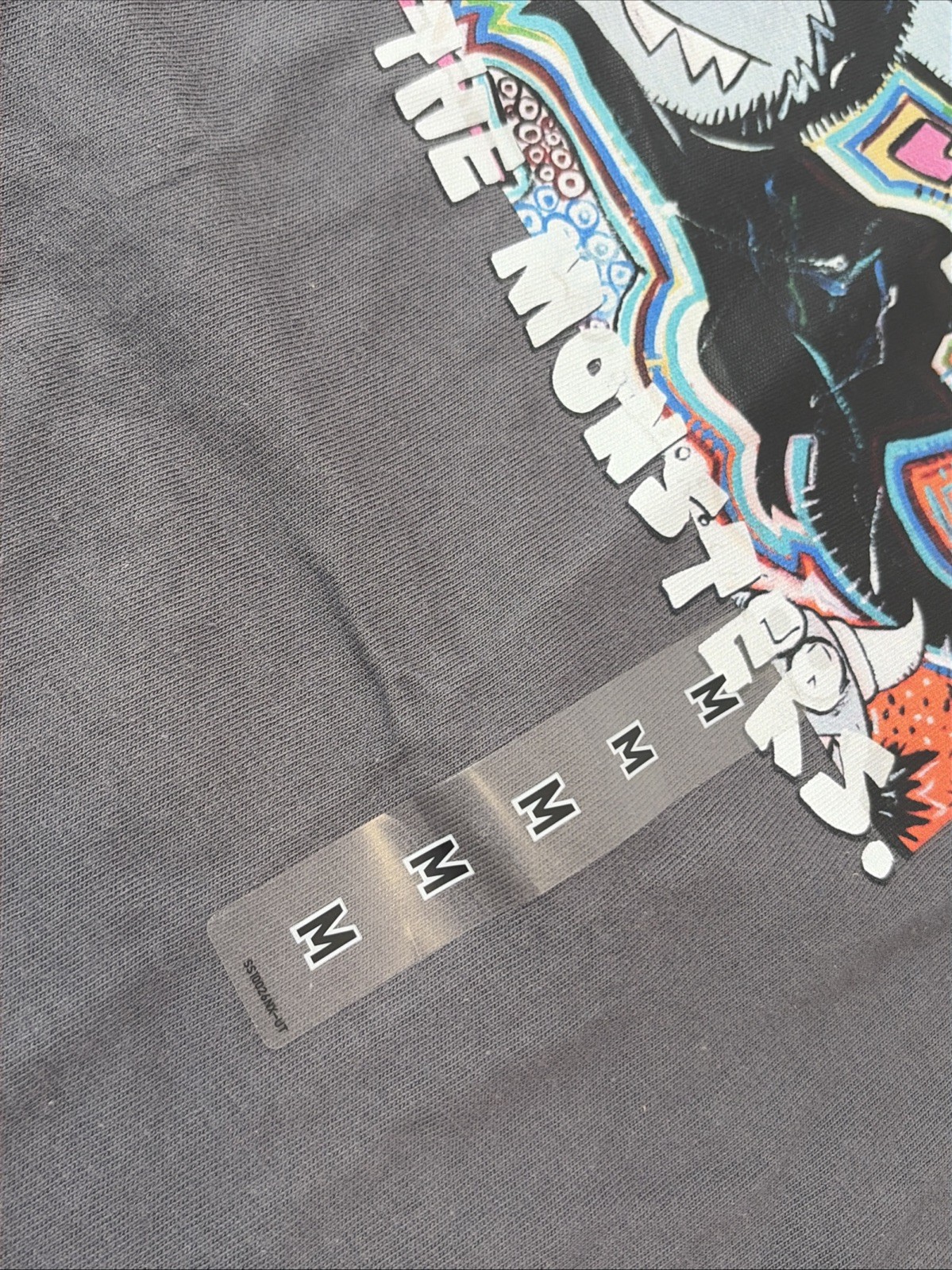 Uniqlo Womens UT ‘We are the Monsters T-shirt Short Sleeve Gray Size Medium