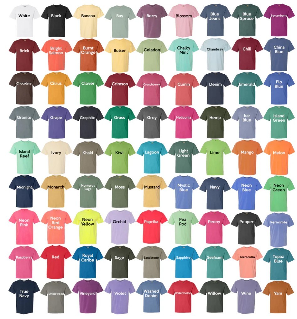 Widespread Panic / Atlanta Braves Classic Logo Comfort Colors Unisex T-Shirt