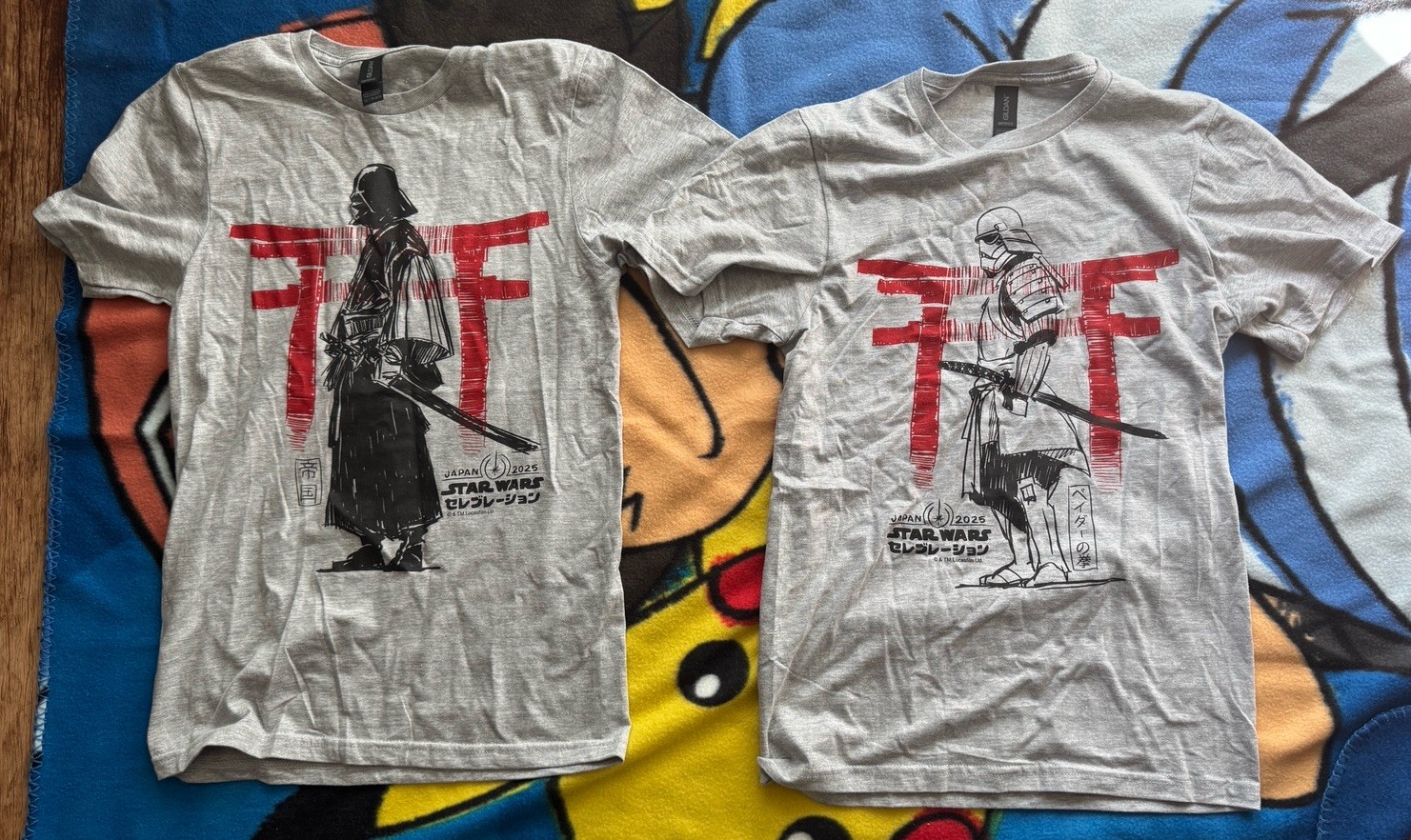 Darth Vader And Stormtrooper Star Wars Celebration Japan T Shirts Unisex XS Both