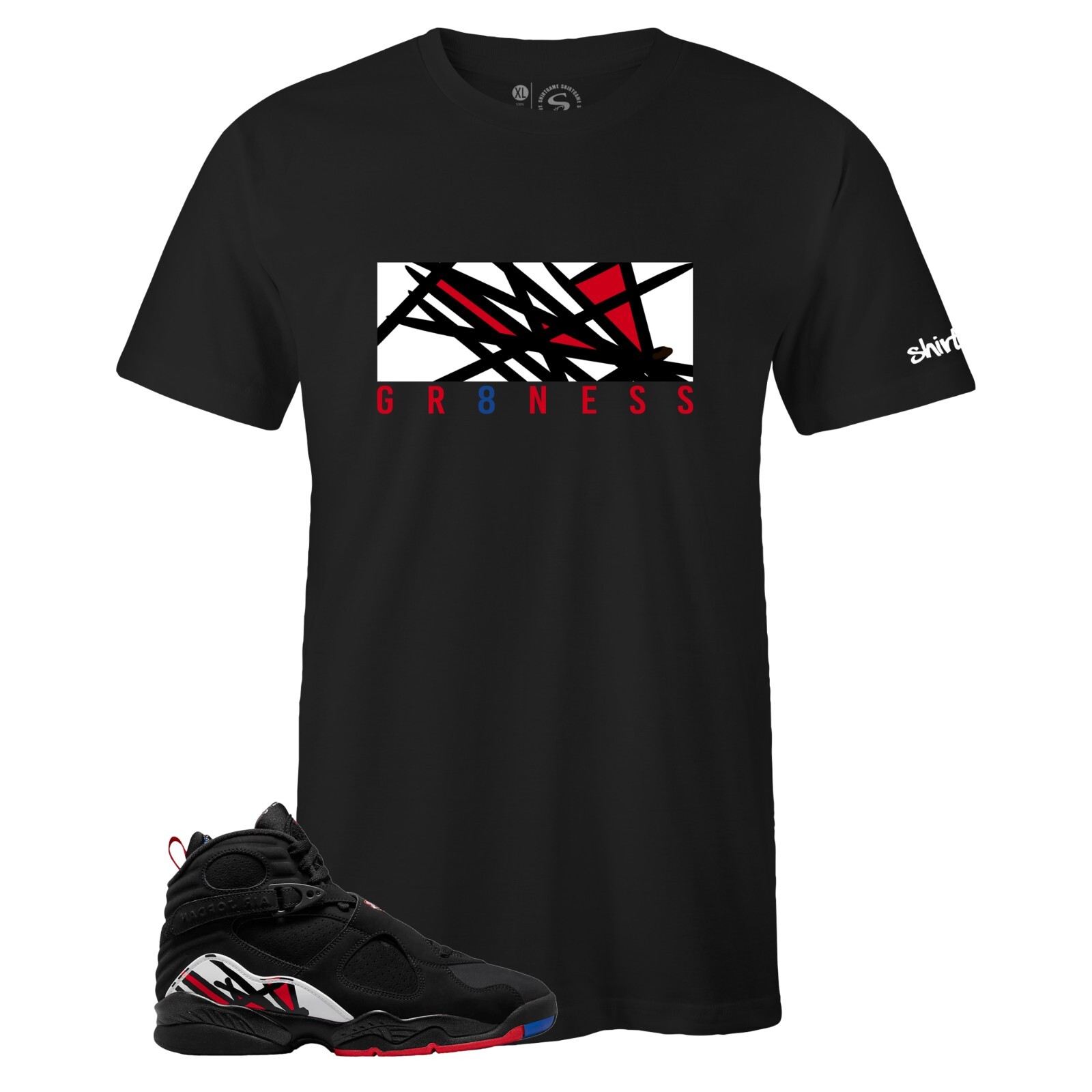 Shirt to Match Air Jordan 8 Retro Playoffs – GR8NESS Sneaker Tee