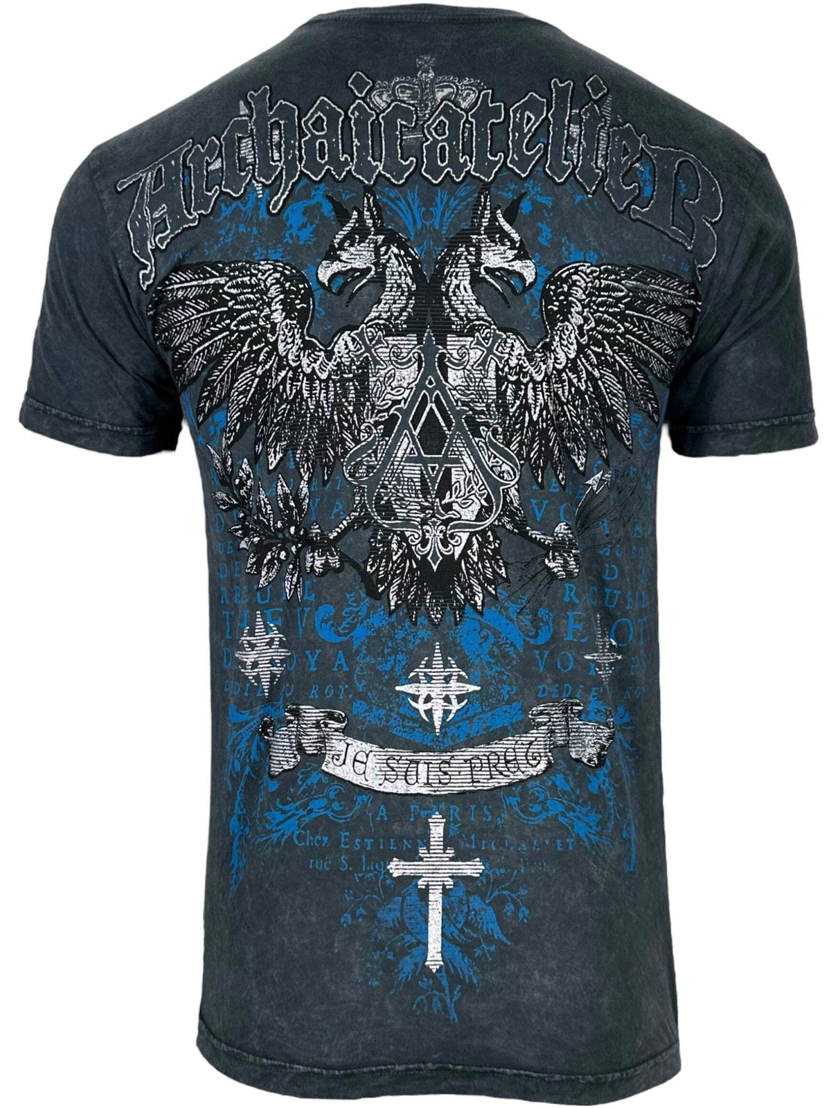 Archaic by Affliction Men’s T-Shirt Calcium Biker Y2K S-5XL