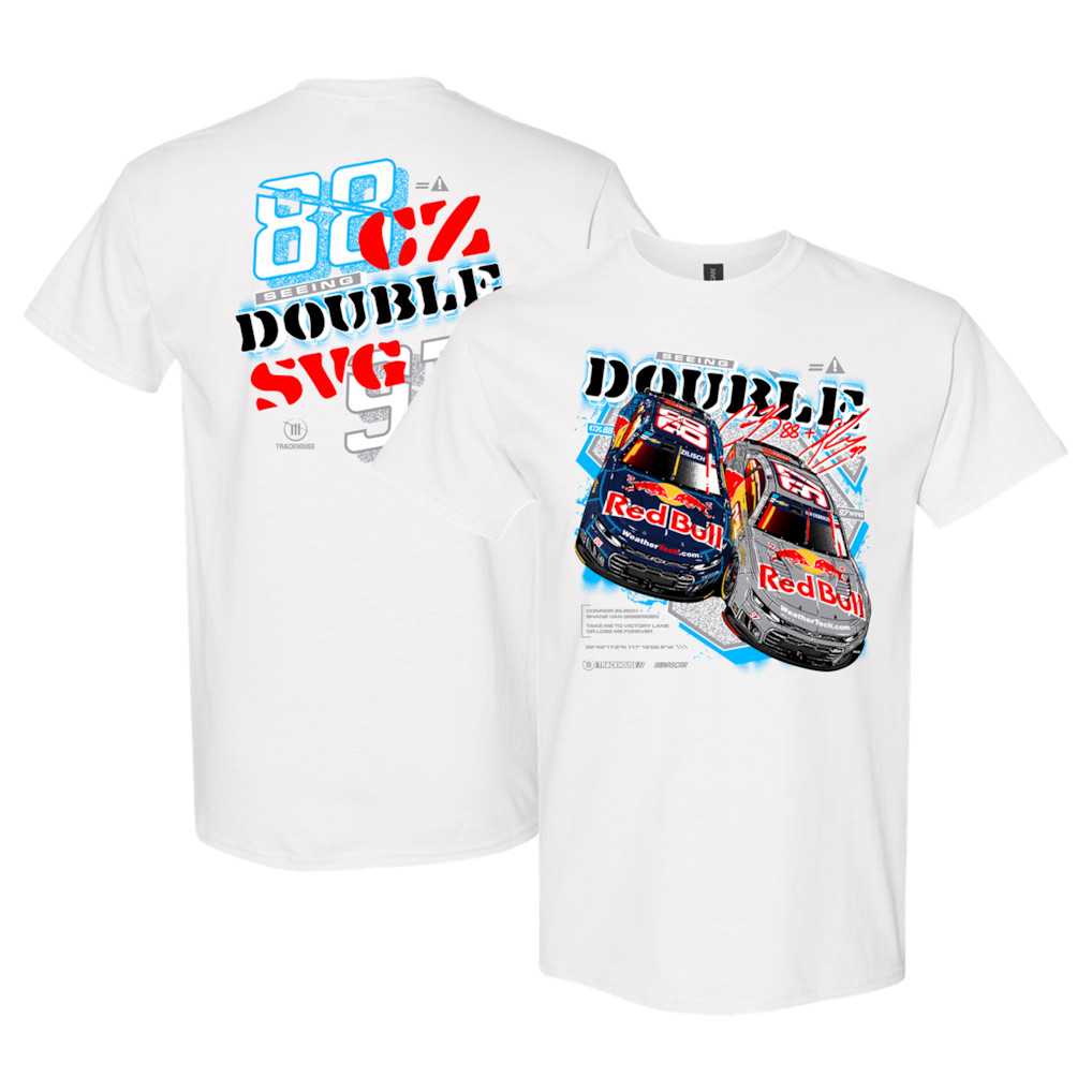 Connor Zilisch Shane van Gisbergen Red Bull NASCAR Trackhouse Racing Tee